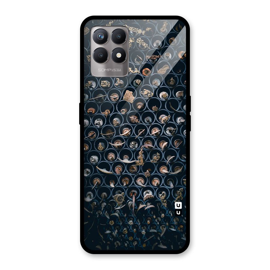 Ancient Wall Circles Glass Back Case for Realme Narzo 50