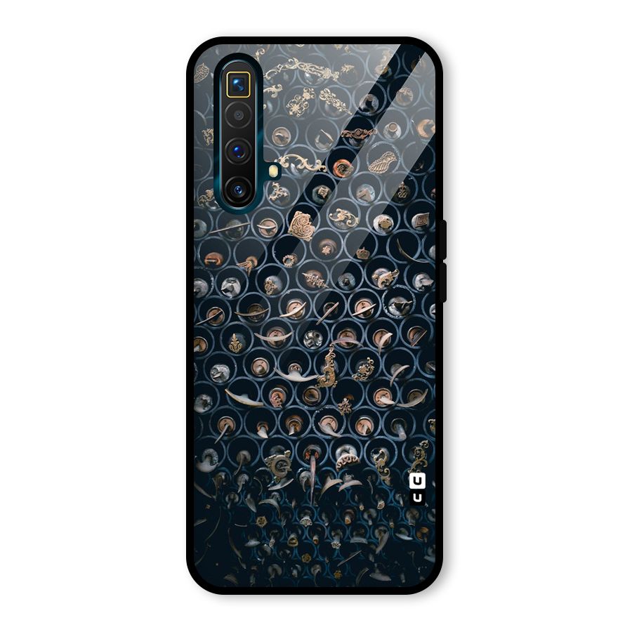 Ancient Wall Circles Glass Back Case for Realme X3