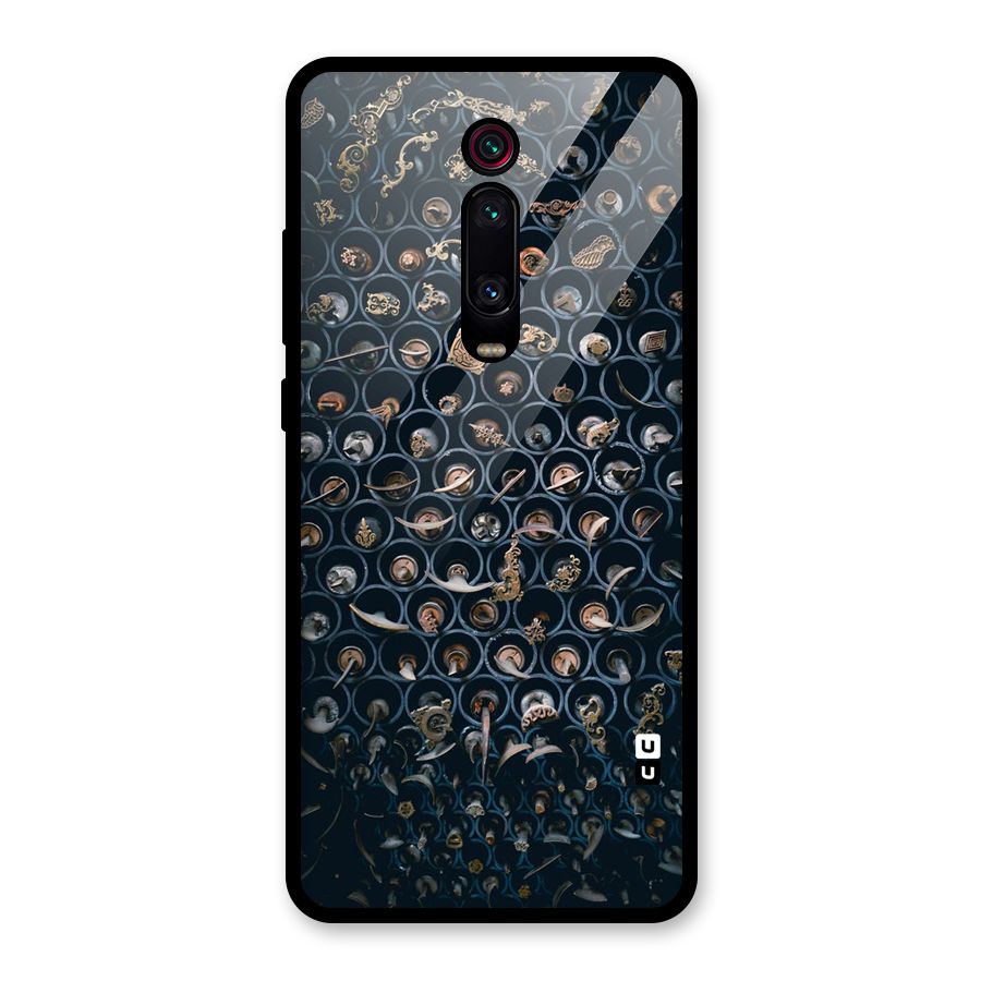 Ancient Wall Circles Glass Back Case for Redmi K20