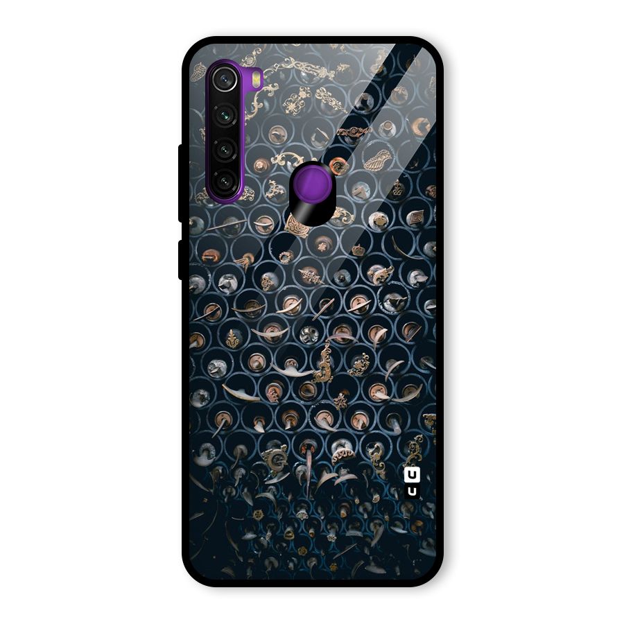 Ancient Wall Circles Glass Back Case for Redmi Note 8