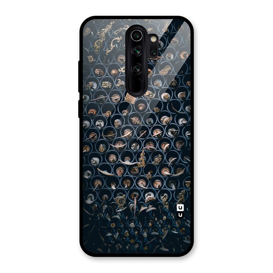 Ancient Wall Circles Glass Back Case for Redmi Note 8 Pro