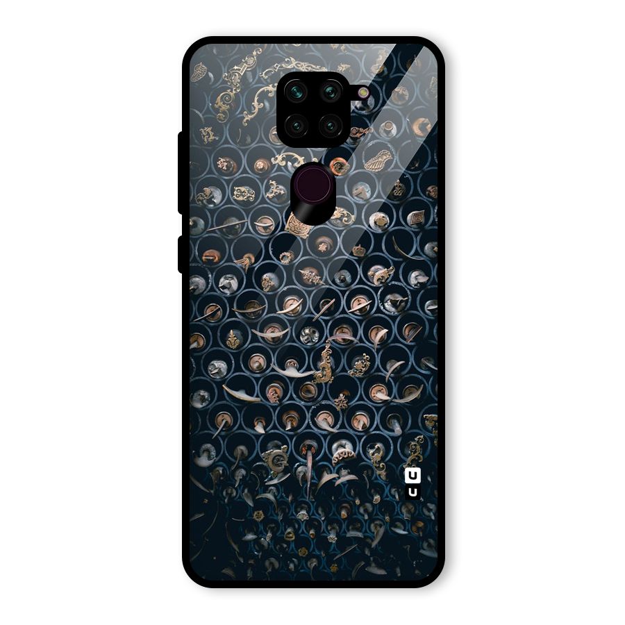 Ancient Wall Circles Glass Back Case for Redmi Note 9