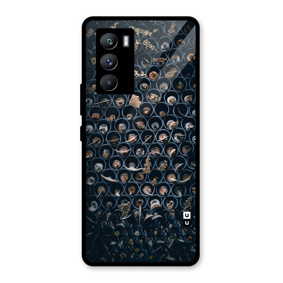 Ancient Wall Circles Glass Back Case for Vivo iQOO 9 SE