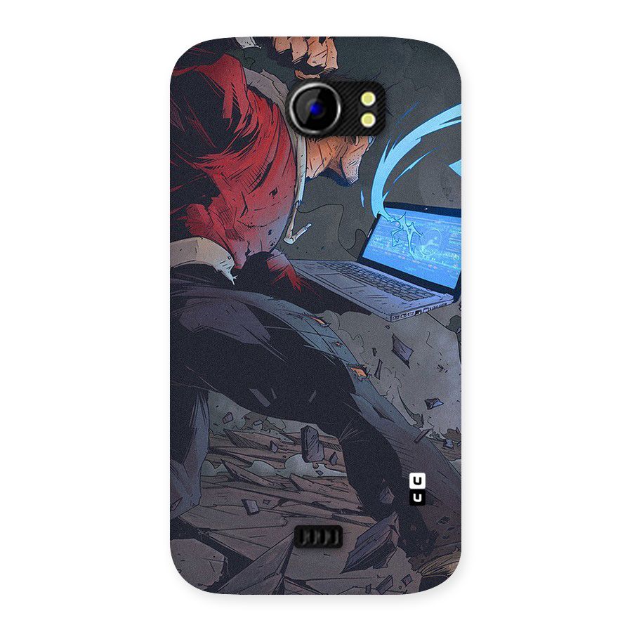 Angry Programmer Back Case for Micromax Canvas 2 A110