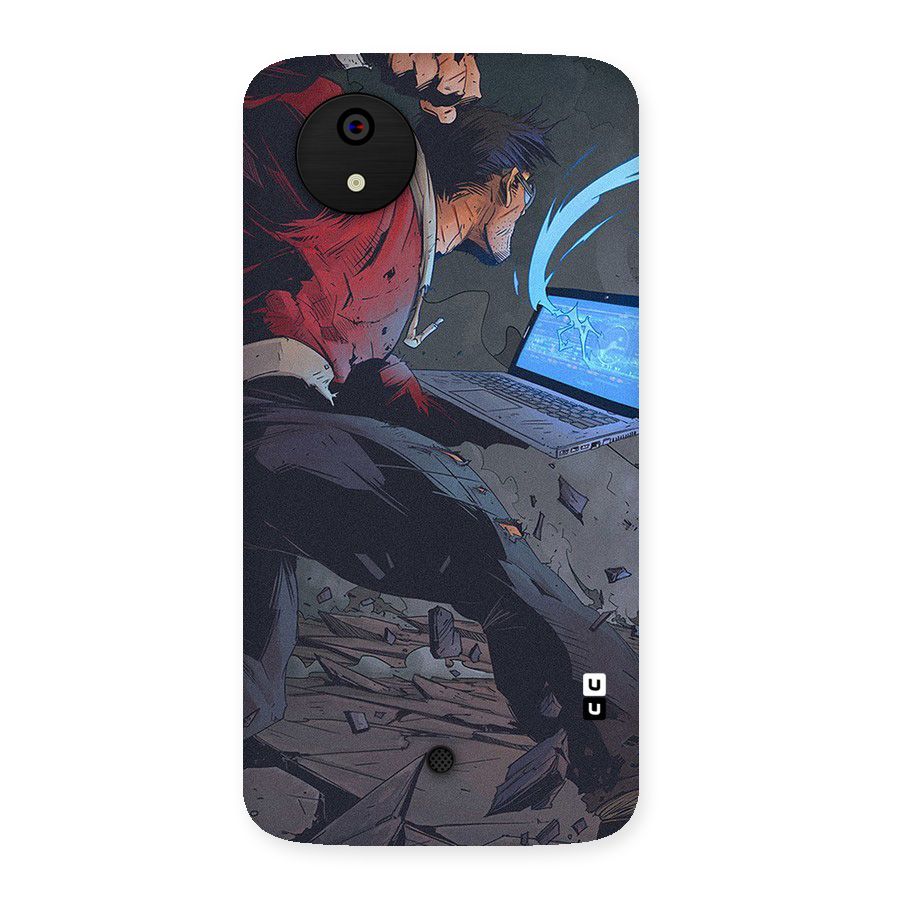 Angry Programmer Back Case for Micromax Canvas A1