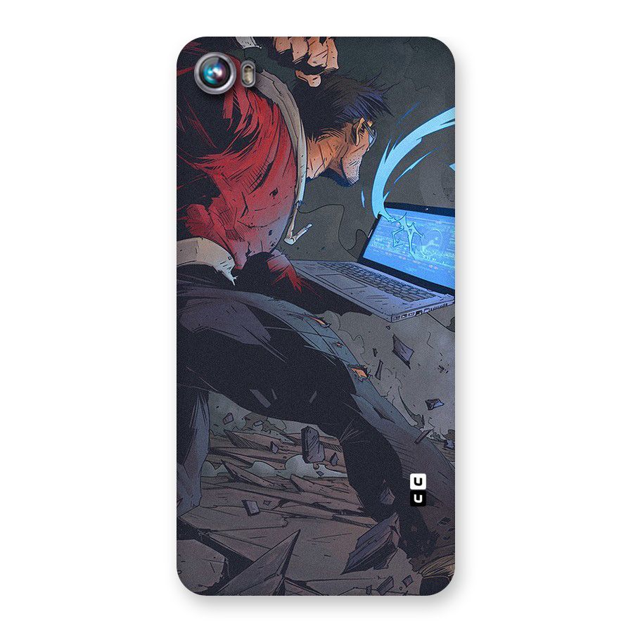 Angry Programmer Back Case for Micromax Canvas Fire 4 A107