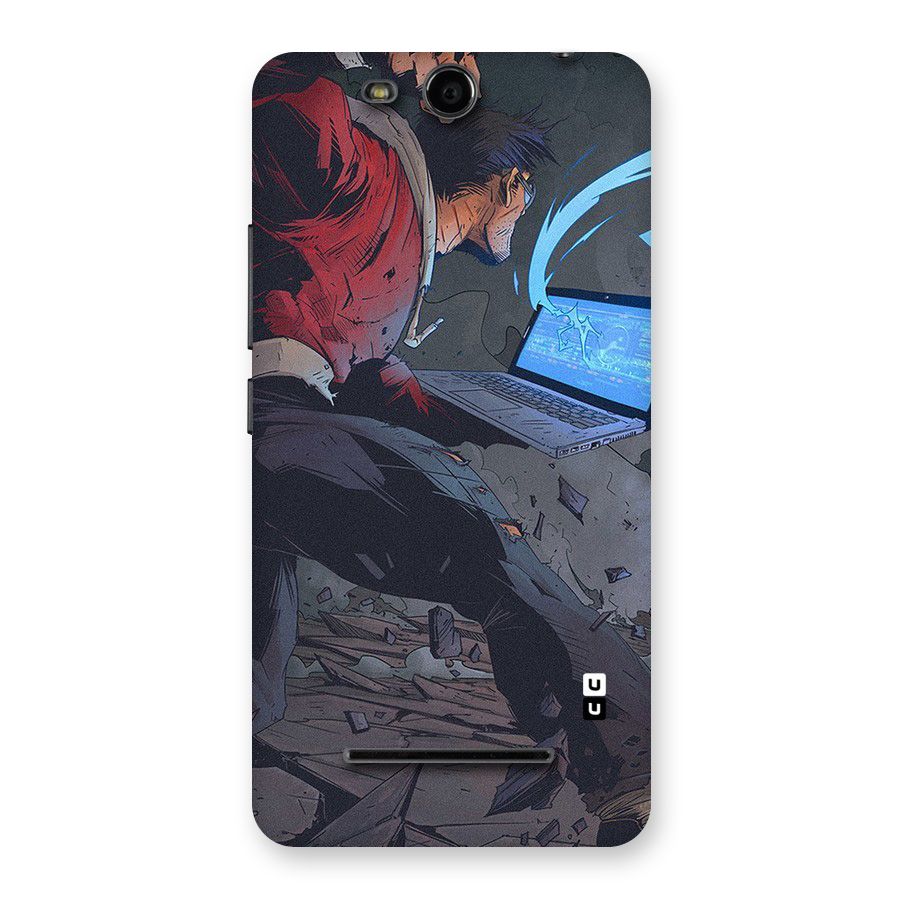 Angry Programmer Back Case for Micromax Canvas Juice 3 Q392