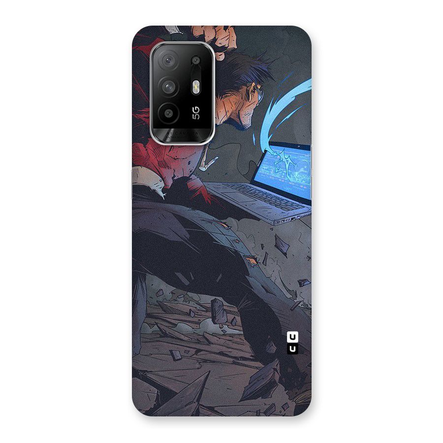 Angry Programmer Back Case for Oppo F19 Pro Plus 5G