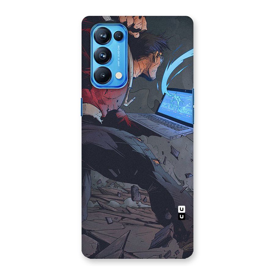 Angry Programmer Back Case for Oppo Reno5 Pro 5G