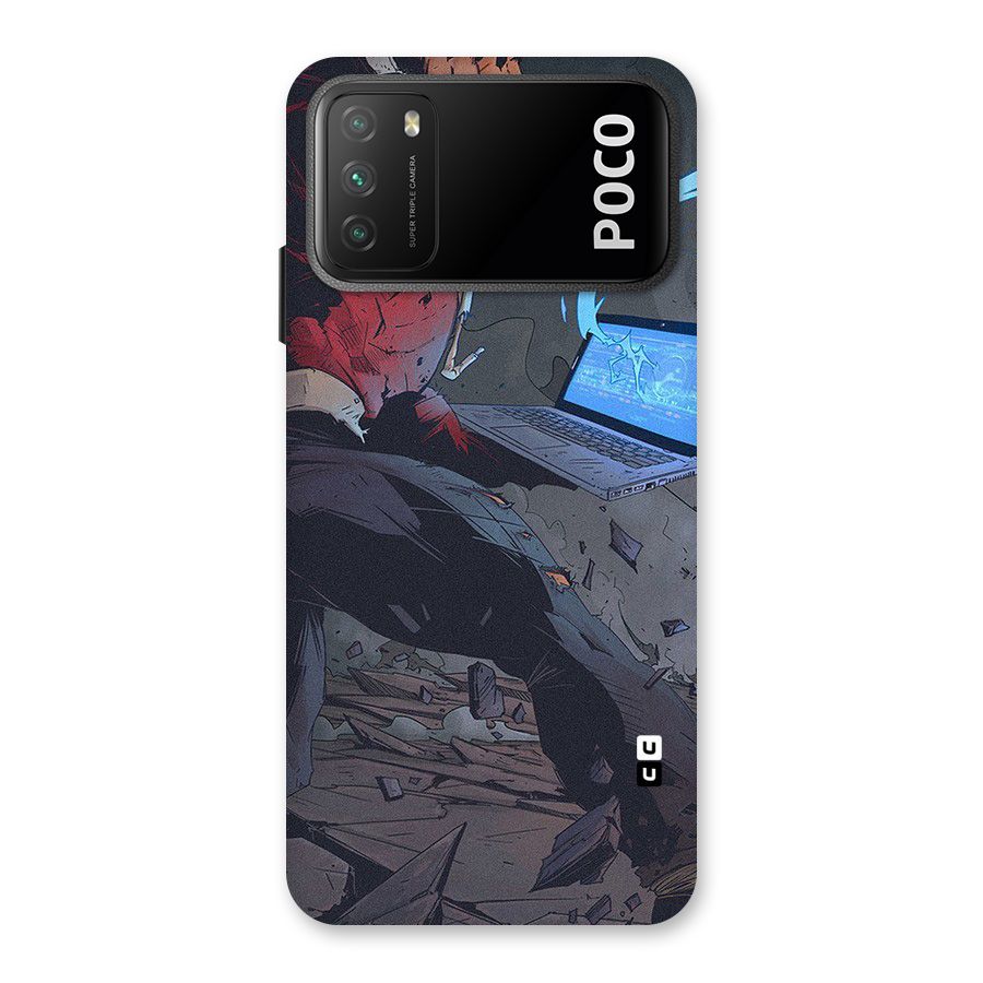 Angry Programmer Back Case for Poco M3
