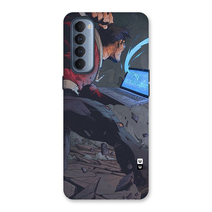 Angry Programmer Back Case for Reno4 Pro