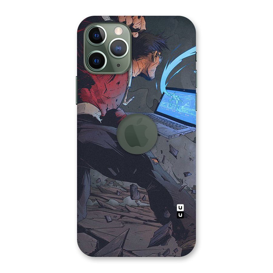 Angry Programmer Back Case for iPhone 11 Pro Logo  Cut