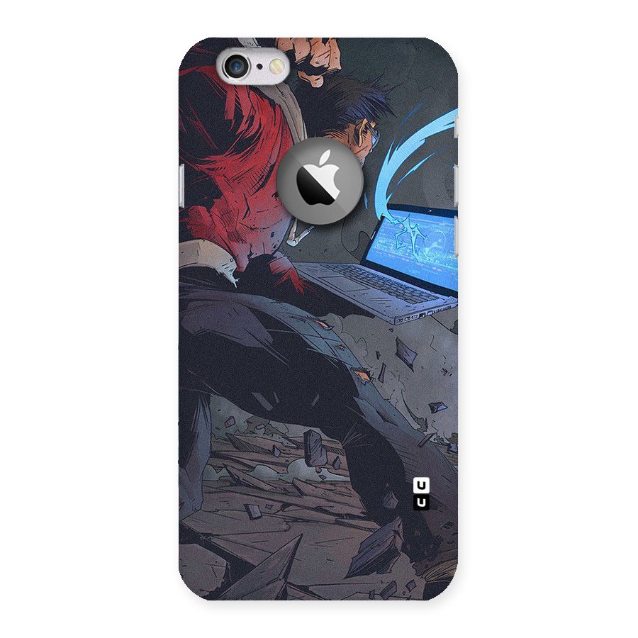 Angry Programmer Back Case for iPhone 6 Logo Cut