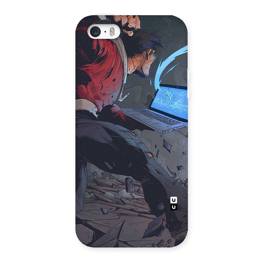 Angry Programmer Back Case for iPhone SE