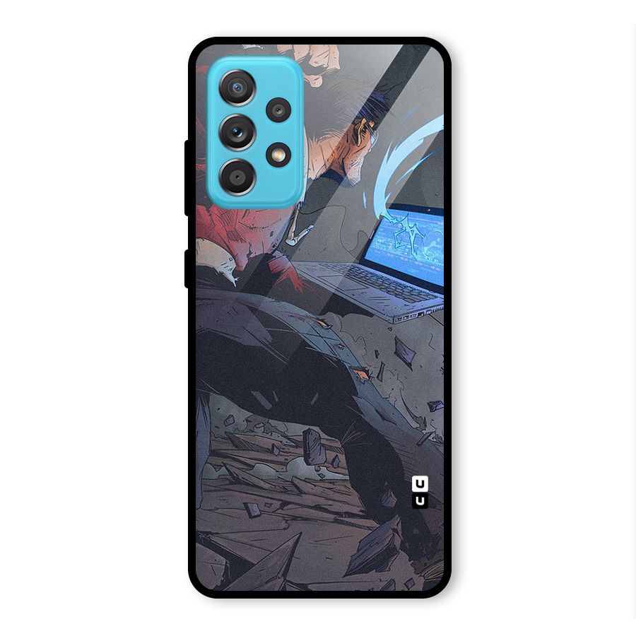 Angry Programmer Glass Back Case for Galaxy A52
