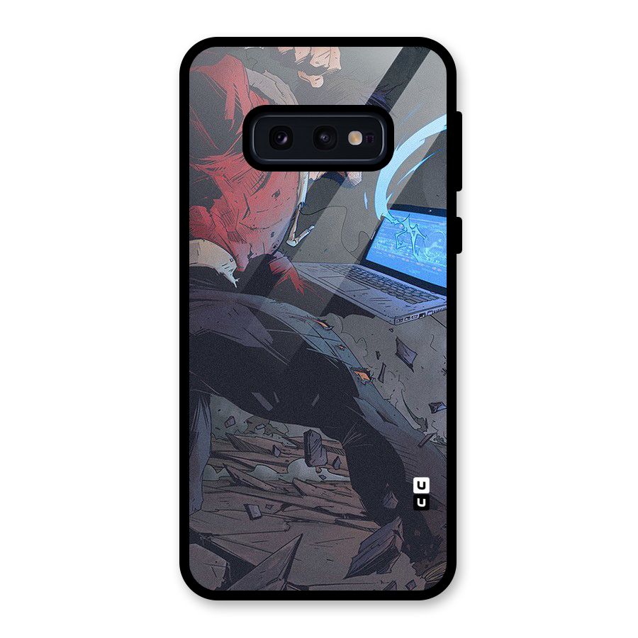 Angry Programmer Glass Back Case for Galaxy S10e