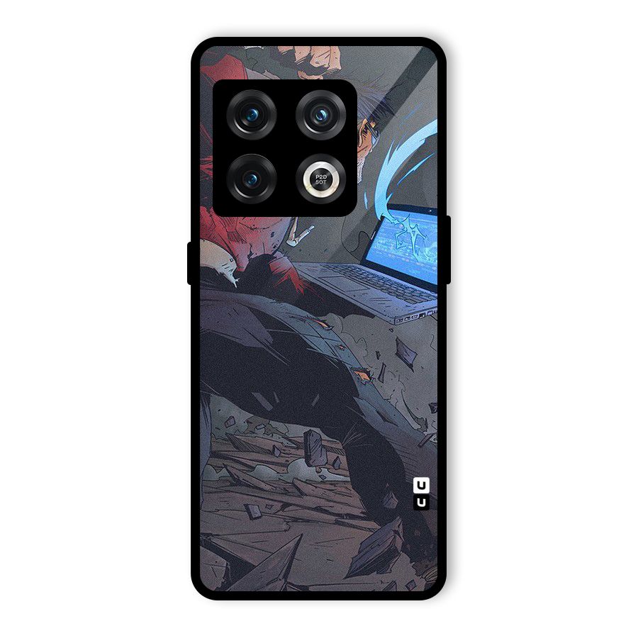 Angry Programmer Glass Back Case for OnePlus 10 Pro 5G