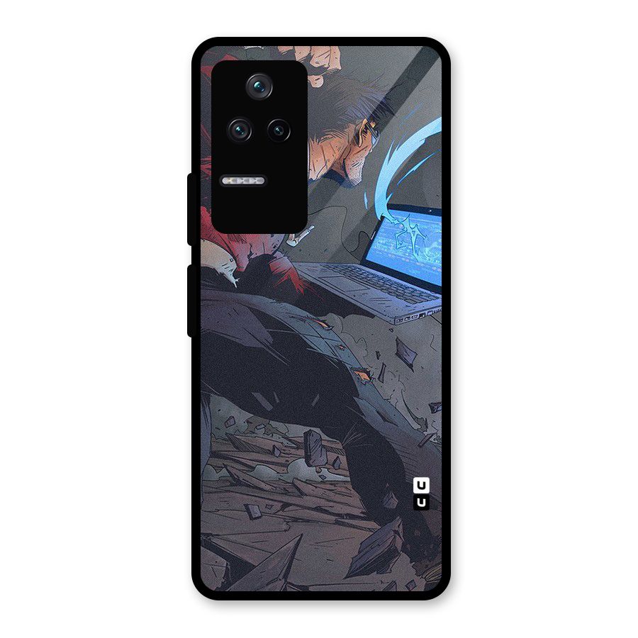Angry Programmer Glass Back Case for Poco F4 5G