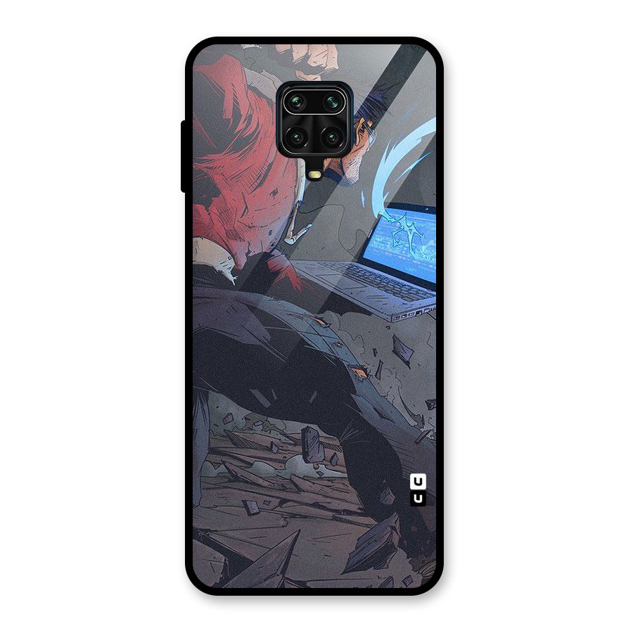 Angry Programmer Glass Back Case for Poco M2 Pro