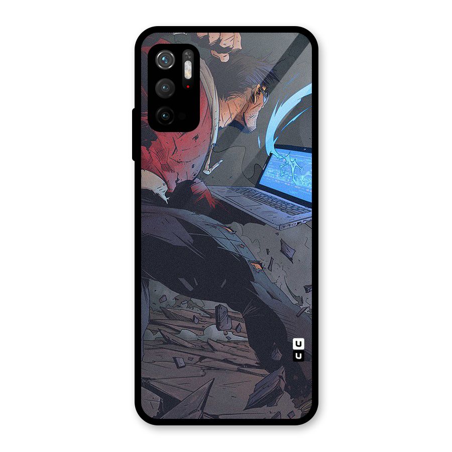 Angry Programmer Glass Back Case for Poco M3 Pro 5G