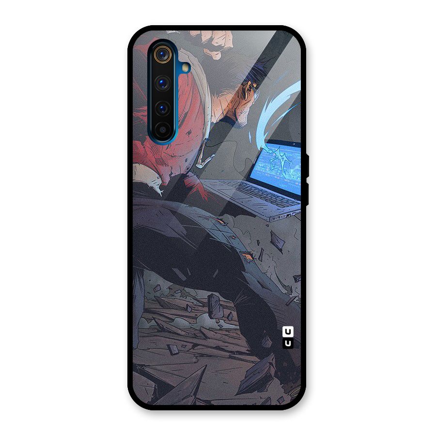Angry Programmer Glass Back Case for Realme 6 Pro