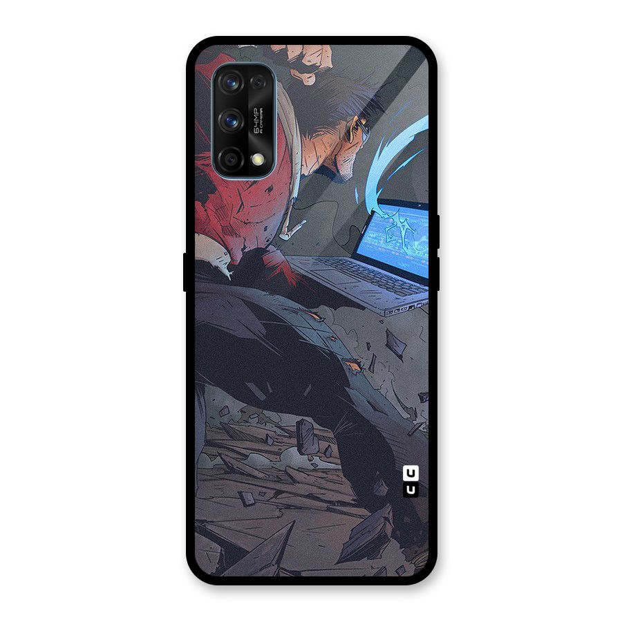 Angry Programmer Glass Back Case for Realme 7 Pro