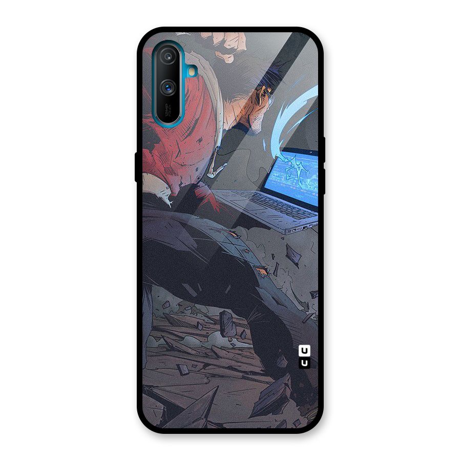 Angry Programmer Glass Back Case for Realme C3