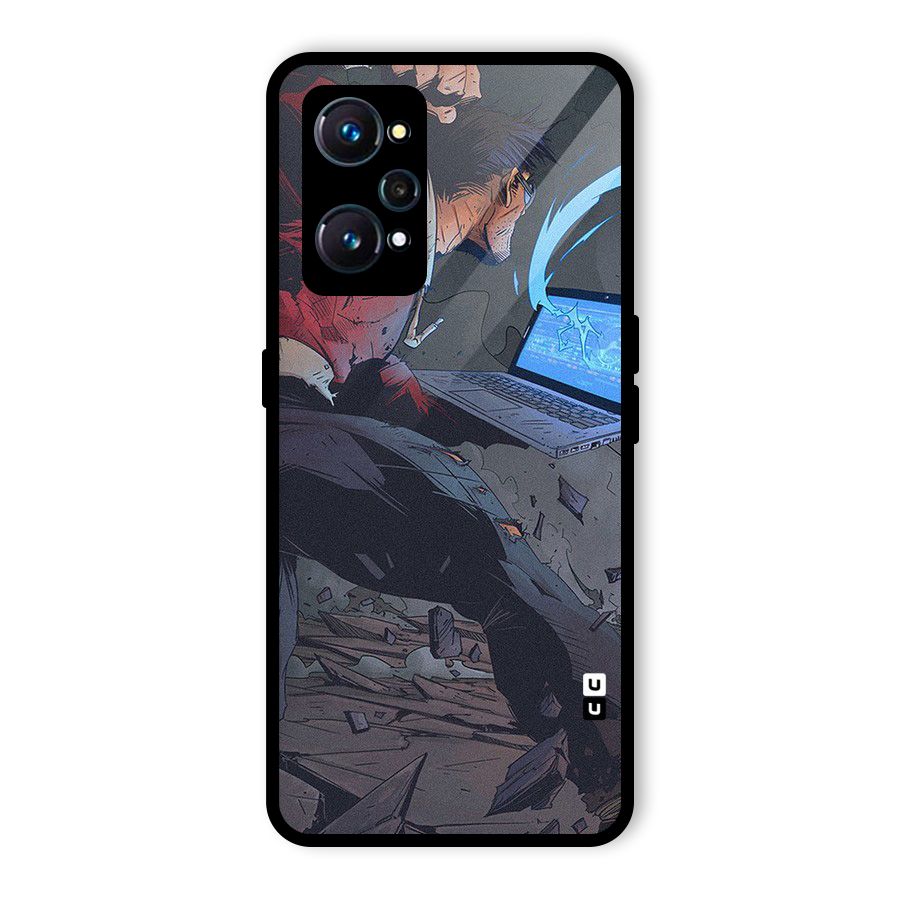 Angry Programmer Glass Back Case for Realme GT Neo2