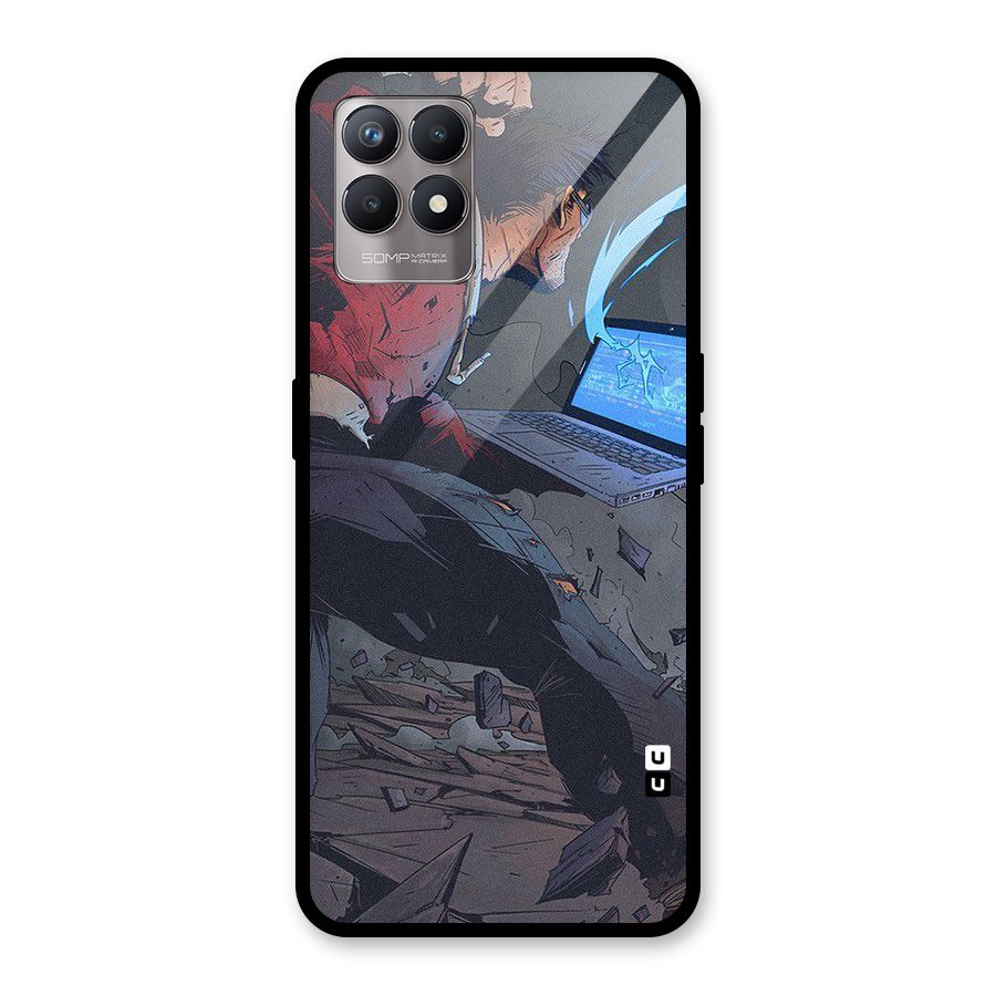 Angry Programmer Glass Back Case for Realme Narzo 50