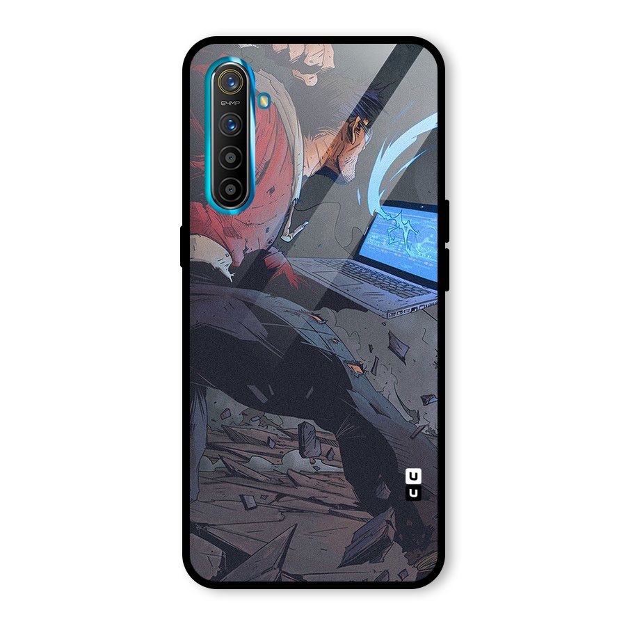 Angry Programmer Glass Back Case for Realme X2