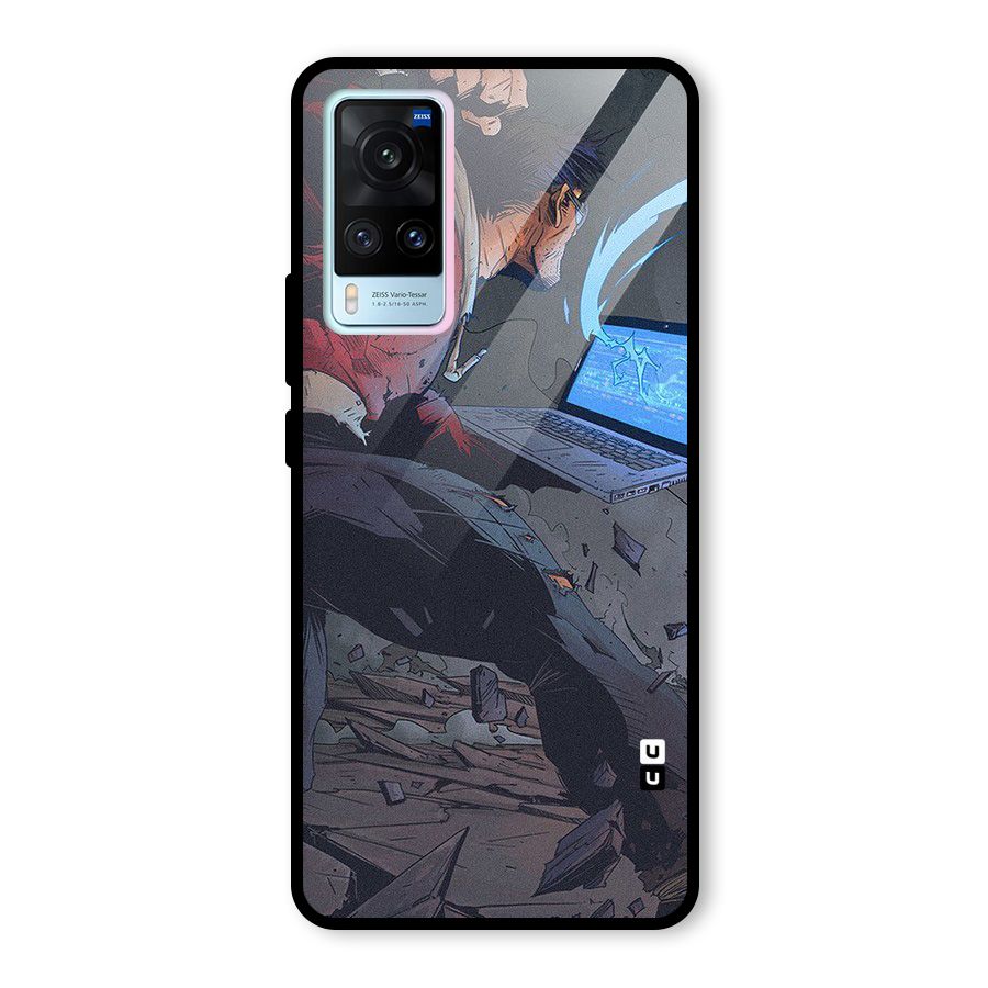 Angry Programmer Glass Back Case for Vivo X60