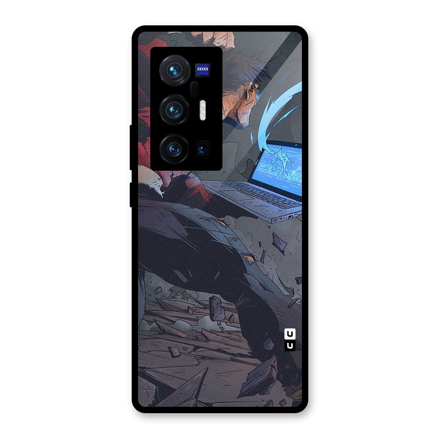 Angry Programmer Glass Back Case for Vivo X70 Pro Plus