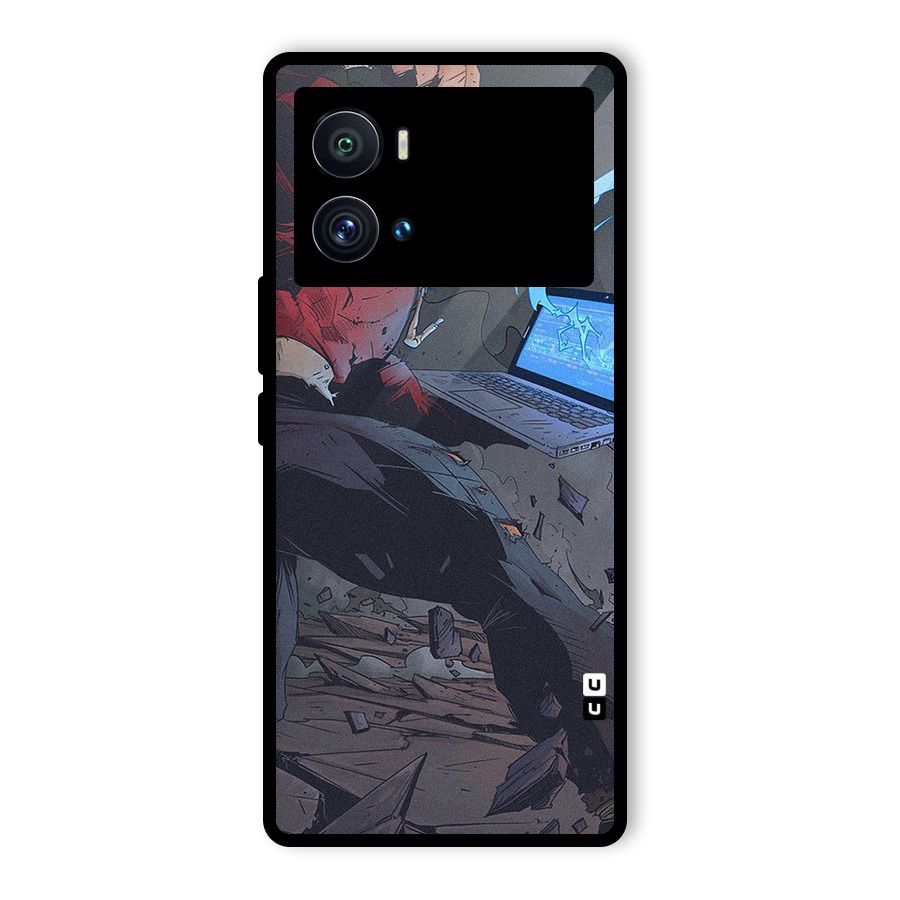 Angry Programmer Glass Back Case for Vivo iQOO 9 Pro