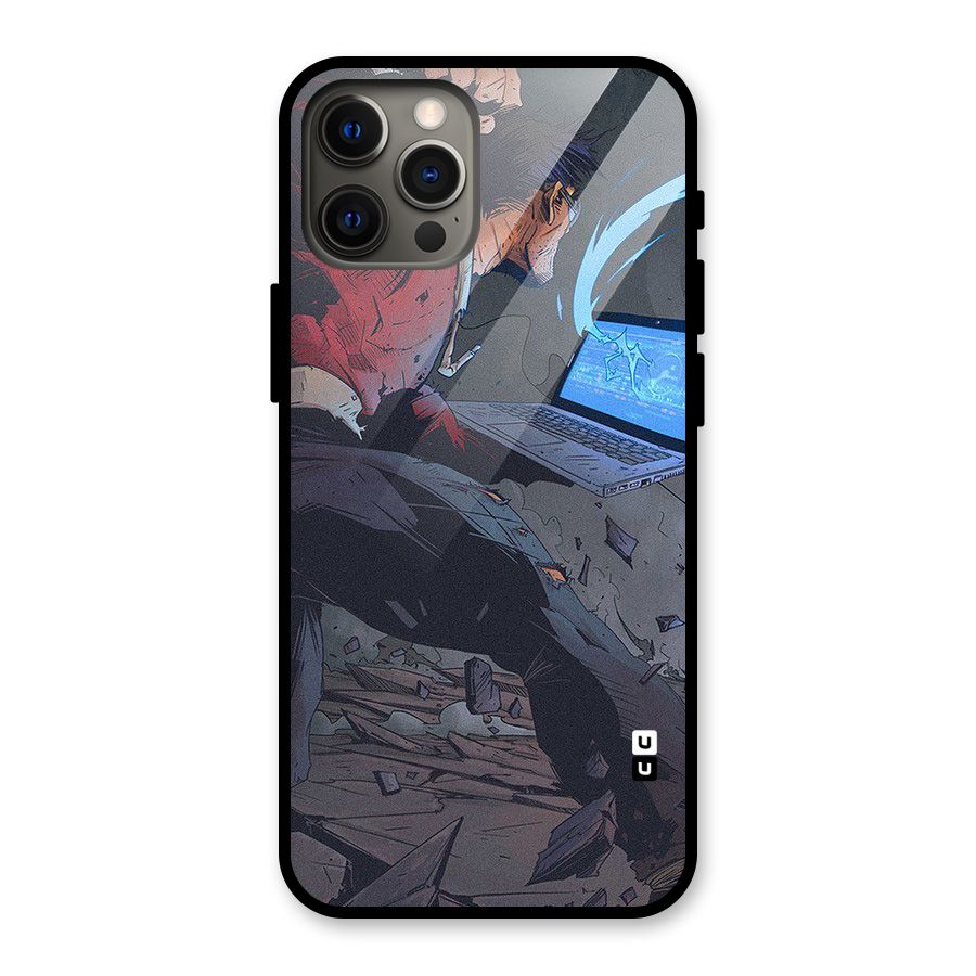 Angry Programmer Glass Back Case for iPhone 12 Pro Max