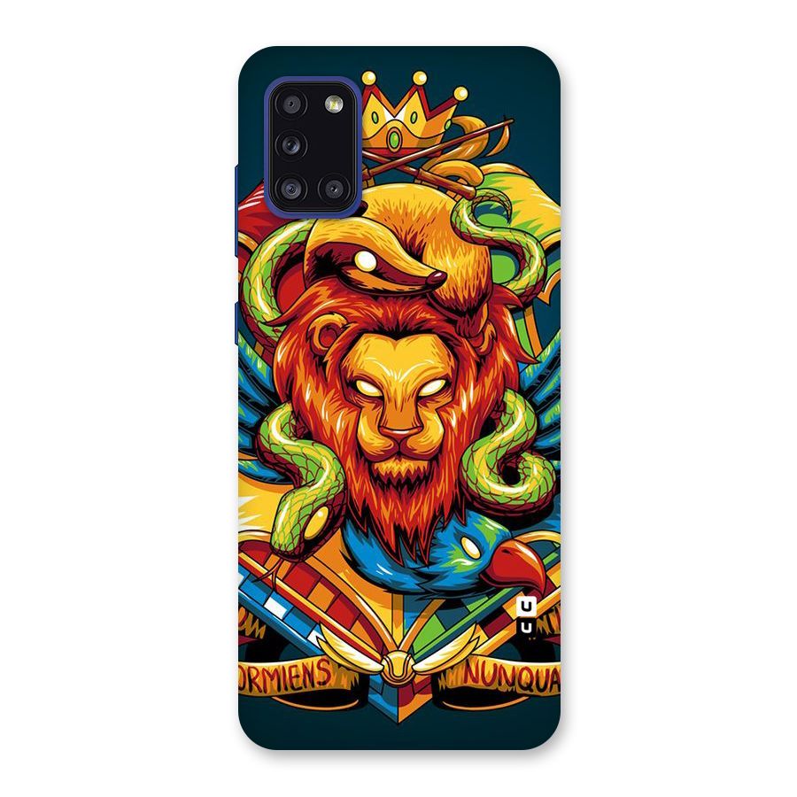Animal Art Back Case for Galaxy A31