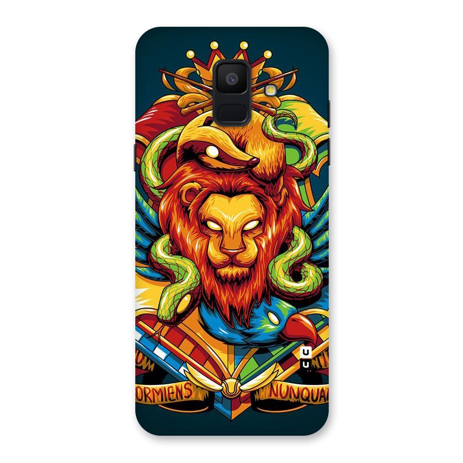 Animal Art Back Case for Galaxy A6 (2018)