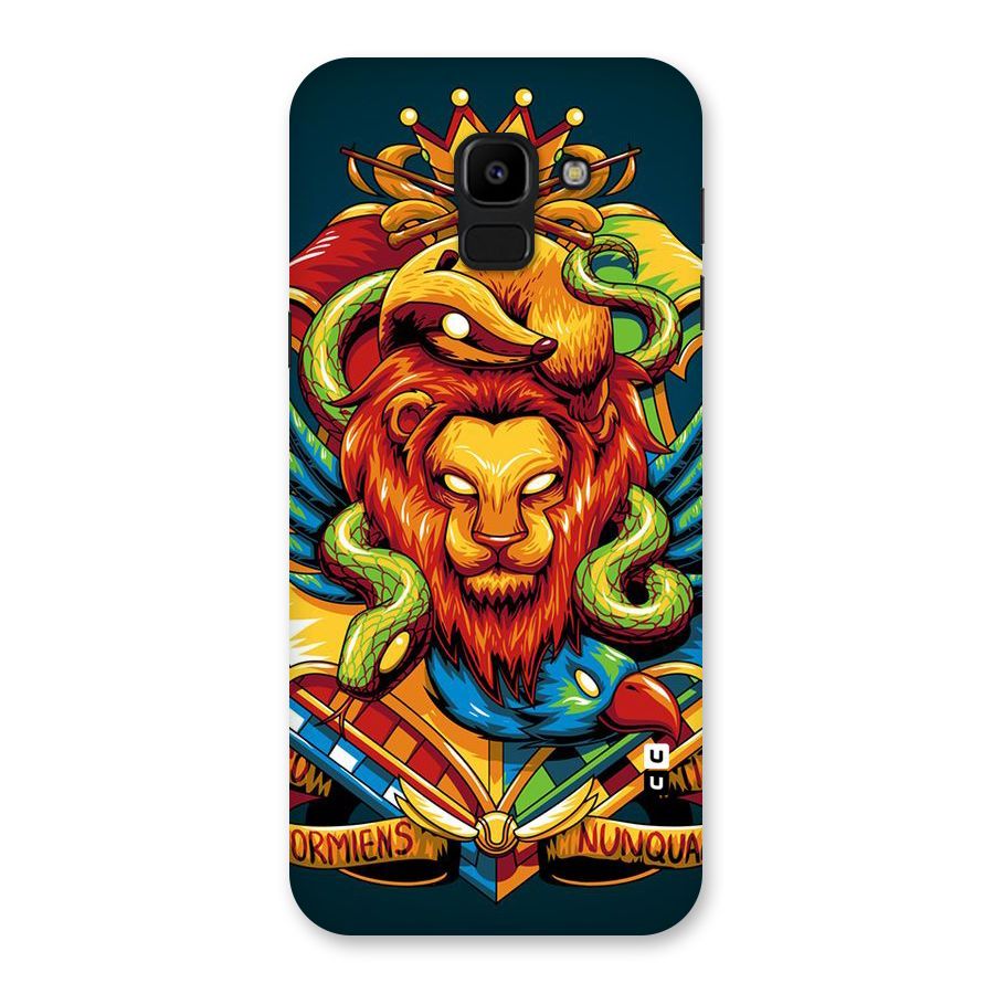 Animal Art Back Case for Galaxy J6