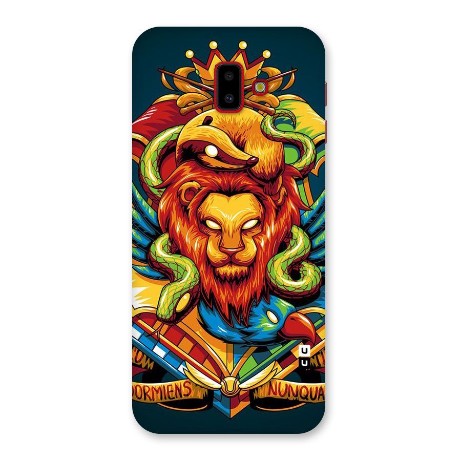 Animal Art Back Case for Galaxy J6 Plus