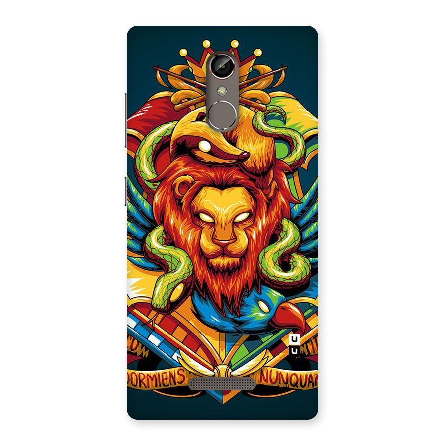 Animal Art Back Case for Gionee S6s