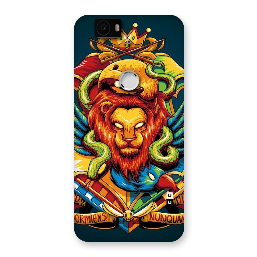 Animal Art Back Case for Google Nexus-6P