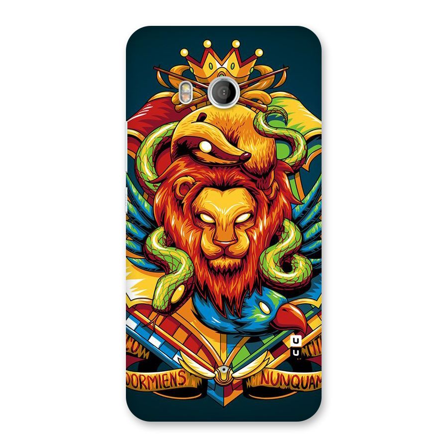 Animal Art Back Case for HTC U11