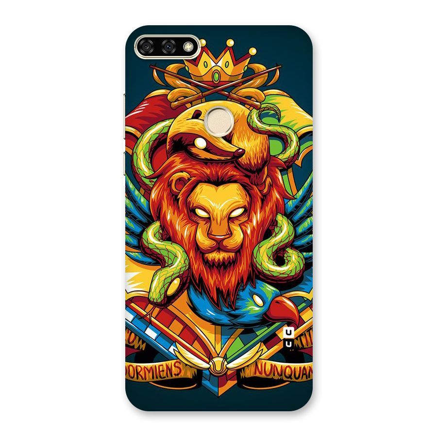 Animal Art Back Case for Honor 7A