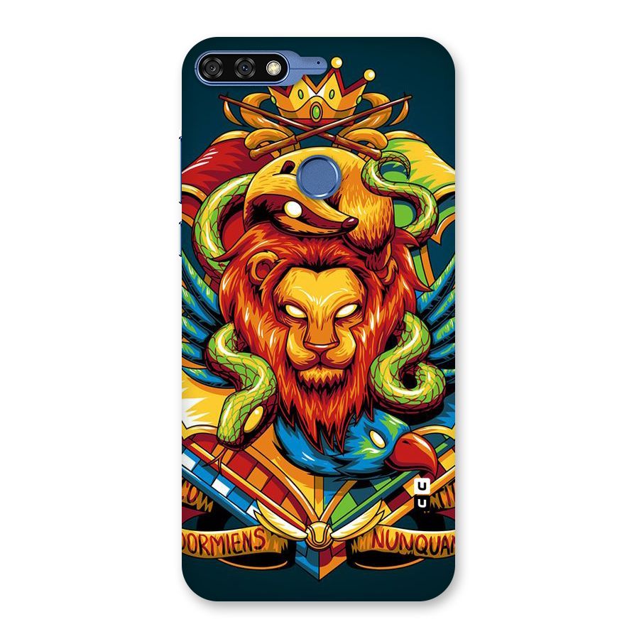 Animal Art Back Case for Honor 7C