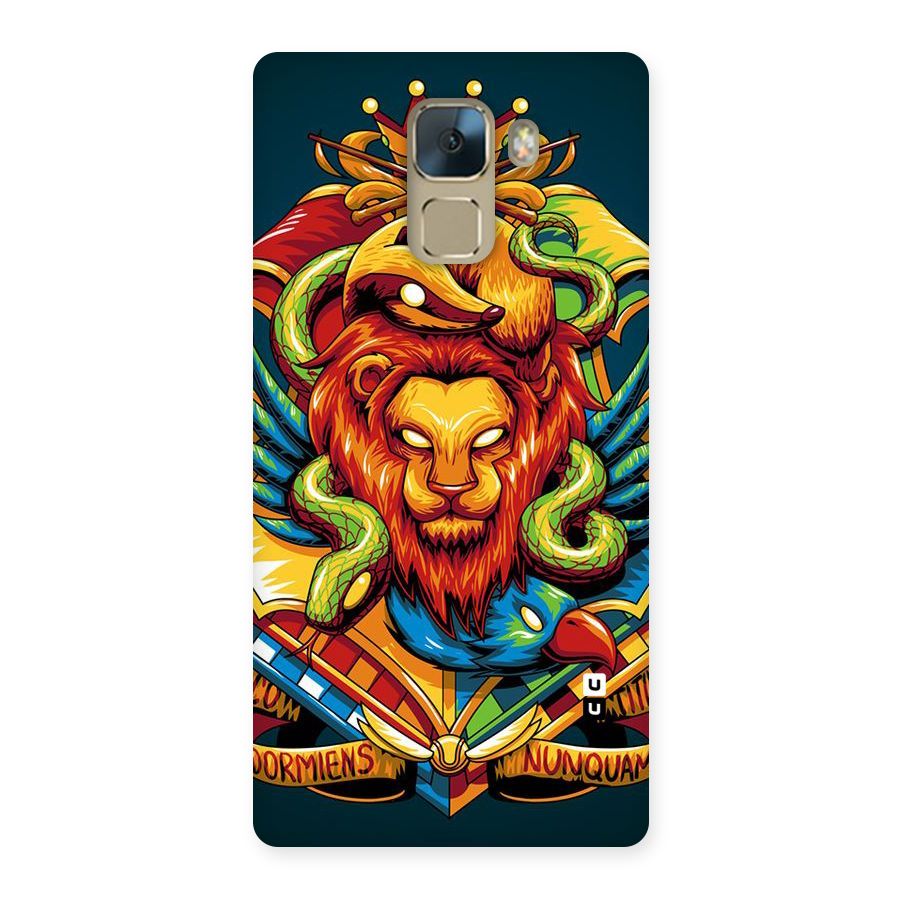 Animal Art Back Case for Huawei Honor 7