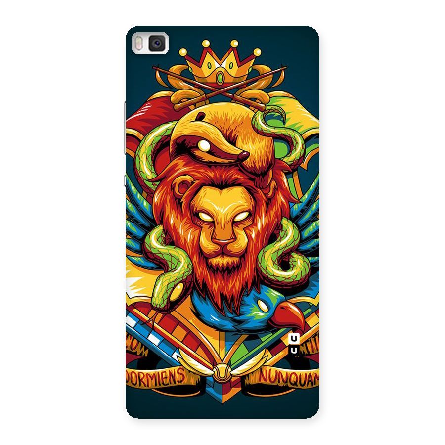 Animal Art Back Case for Huawei P8