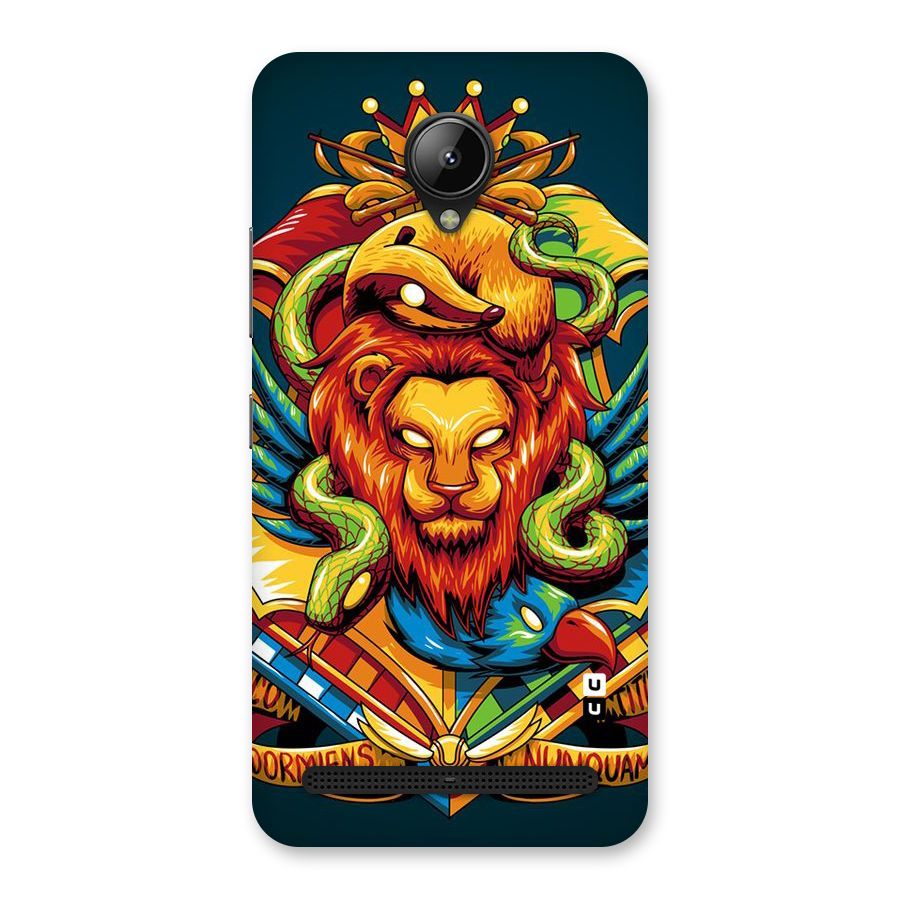 Animal Art Back Case for Lenovo C2
