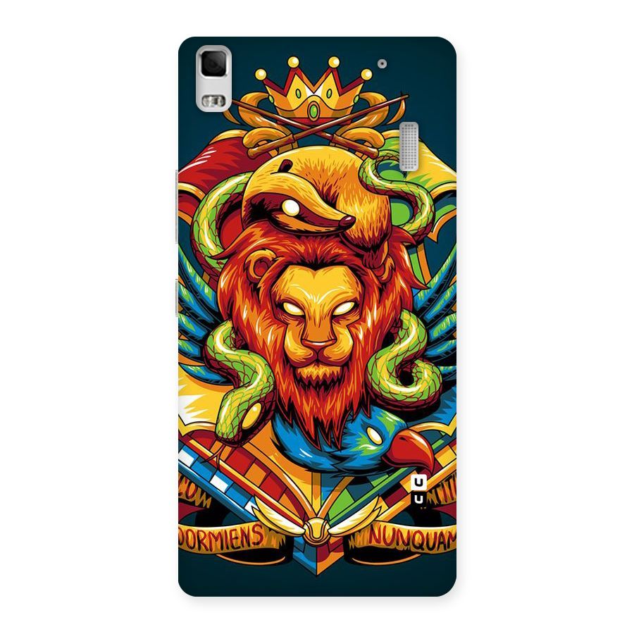 Animal Art Back Case for Lenovo K3 Note