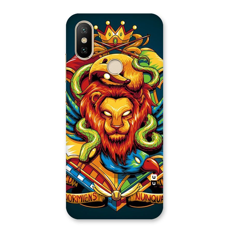 Animal Art Back Case for Mi A2