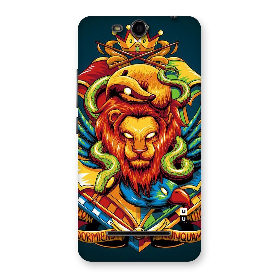 Animal Art Back Case for Micromax Canvas Juice 3 Q392