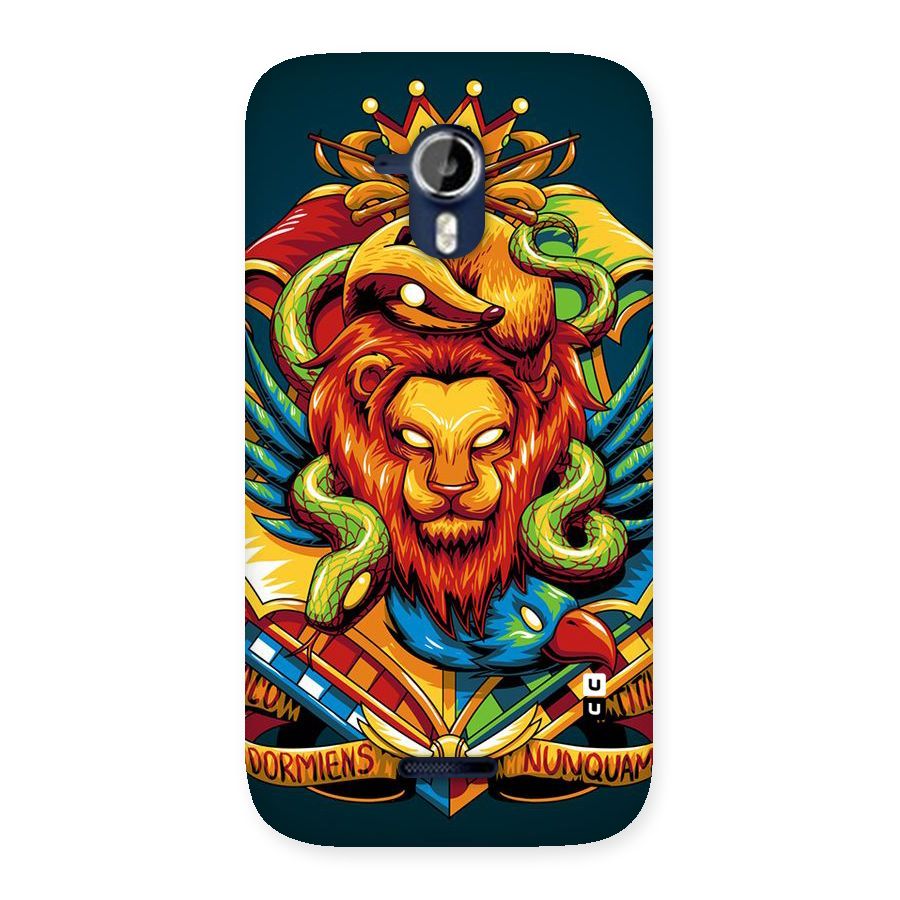 Animal Art Back Case for Micromax Canvas Magnus A117